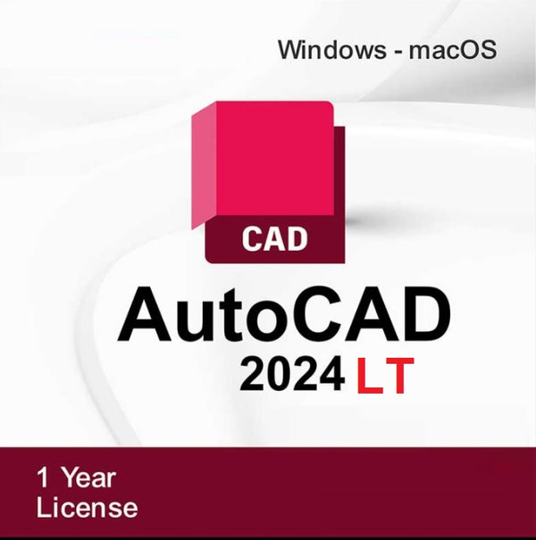 AutoCAD LT 2024/2025 - ABBONAMENTO 12 MESI 1 ANNO 3PC (WINDOWS/MAC)