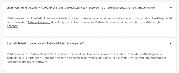 AutoCAD LT 2024/2025 - ABBONAMENTO 12 MESI 1 ANNO (WINDOWS/MAC)